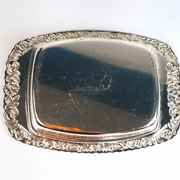 Vintage Mayell EP Steel Silver Plate Butter Dish Made In England - Picture 8 of 12